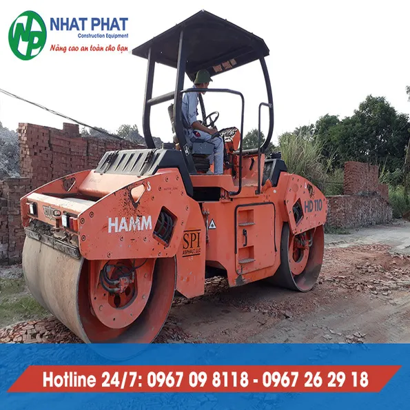 Sản phẩm lu hamm hd 110 2 — Công Ty TNHH Thiết Bị Công Trình Nhất Phát — MST 0107363253