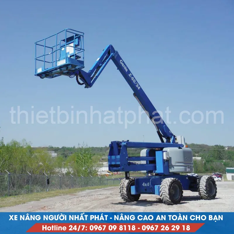 Sản phẩm xe nang nguoi tu hanh genie z6034 IC — Công Ty TNHH Thiết Bị Công Trình Nhất Phát — MST 0107363253