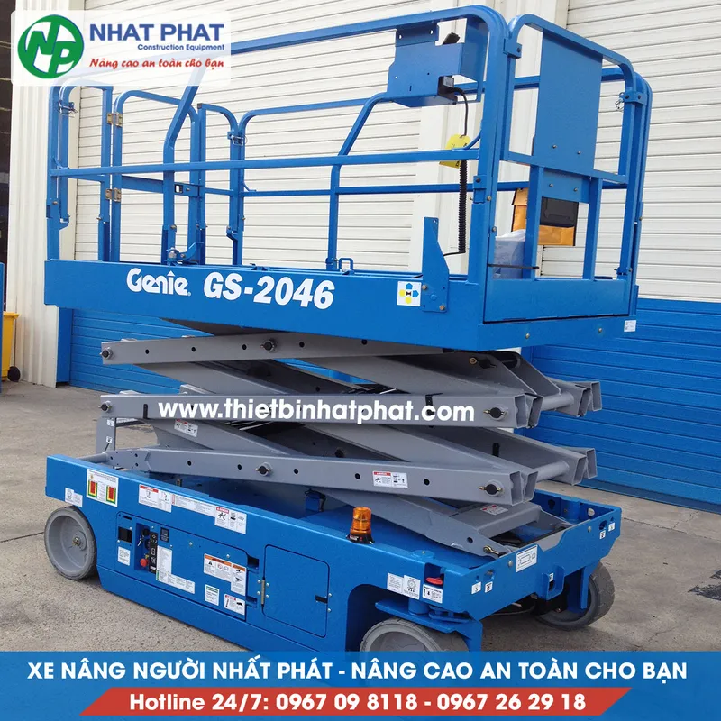 Sản phẩm xe nang nguoi tu hanh gs2046 1 — Công Ty TNHH Thiết Bị Công Trình Nhất Phát — MST 0107363253