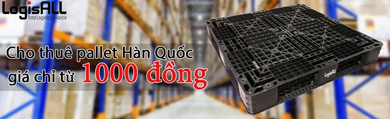 Sản phẩm cho thue pallet hq gia chi tu 1000d — Công Ty TNHH LOGISALL Vietnam — MST 0107369689