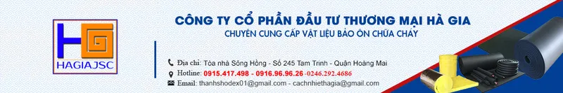 Logo Vật Liệu Cách Nhiệt Hà Gia - Công Ty Cổ Phần Đầu Tư Thương Mại Hà Gia