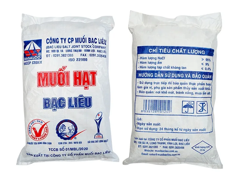 Sản phẩm muoi hat bac lieu 1 — Màng In Chuyển Nhiệt Tâm Thành - Công Ty Cổ Phần Công Nghiệp Tâm Thành — MST 0107418248