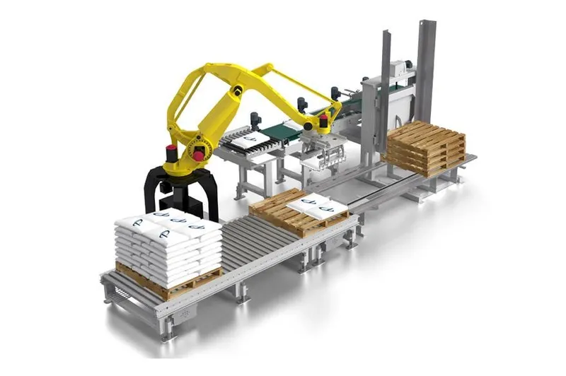 Sản phẩm Robot xep bao — Băng Tải VNPMA - Công Ty TNHH Cơ Khí Chính Xác Và Tự Động Hóa Việt Nam — MST 0107434803