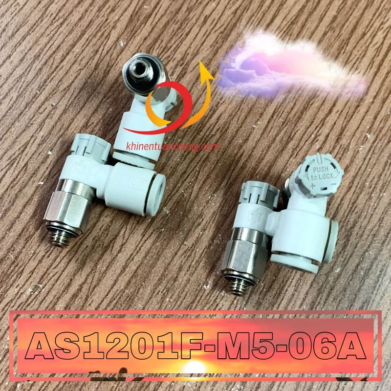 Sản phẩm anh thuc te chiet luu khi as1201f m5 06a smc made in india push to lock sl6 m5 — Cửa Hàng Khí Nén Tuấn Cường — MST 0107464861