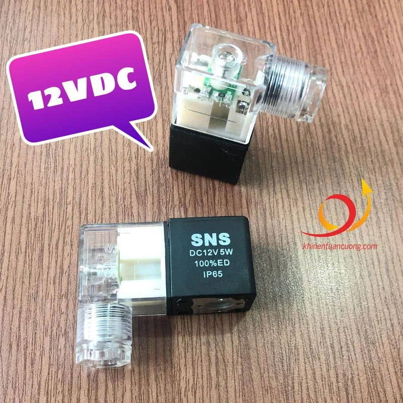 Sản phẩm anh thuc te coil van dien khi nen lo 9mm 12vdc sns airtac 1 — Cửa Hàng Khí Nén Tuấn Cường — MST 0107464861