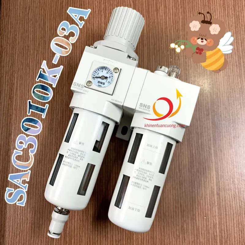 Sản phẩm anh thuc te loc doi cham dau kem loc nuoc sac3010 10ac hang sns cao cap ren 17mm pt3 8 1 — Cửa Hàng Khí Nén Tuấn Cường — MST 0107464861