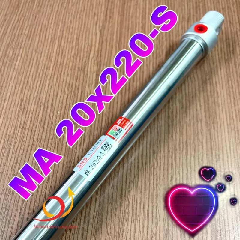 Sản phẩm anh thuc te xylanh khau trang ma20x220 s inox sns tron 1 — Cửa Hàng Khí Nén Tuấn Cường — MST 0107464861
