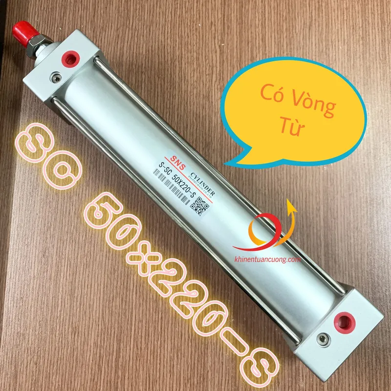 Sản phẩm anh thuc te xylanh sc 50x220 s co vong tu tgc50x220 s sns stnc airtac — Cửa Hàng Khí Nén Tuấn Cường — MST 0107464861