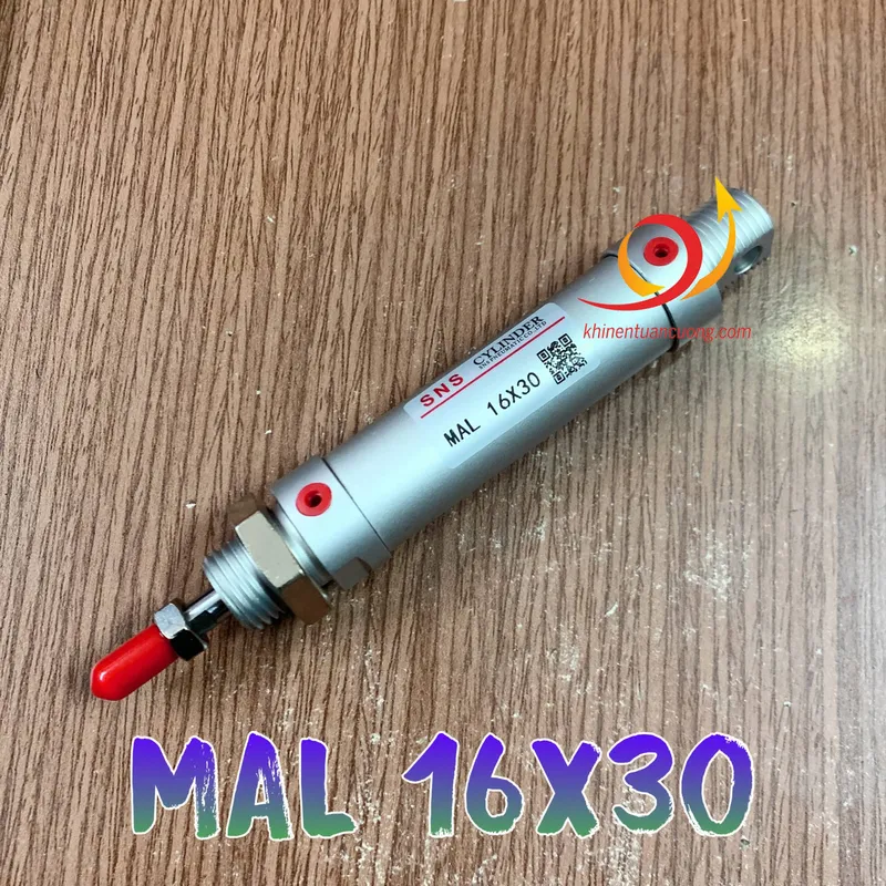 Sản phẩm anh thuc te xylanh tron than nhom MAL16x30 hang SNS scaled — Cửa Hàng Khí Nén Tuấn Cường — MST 0107464861