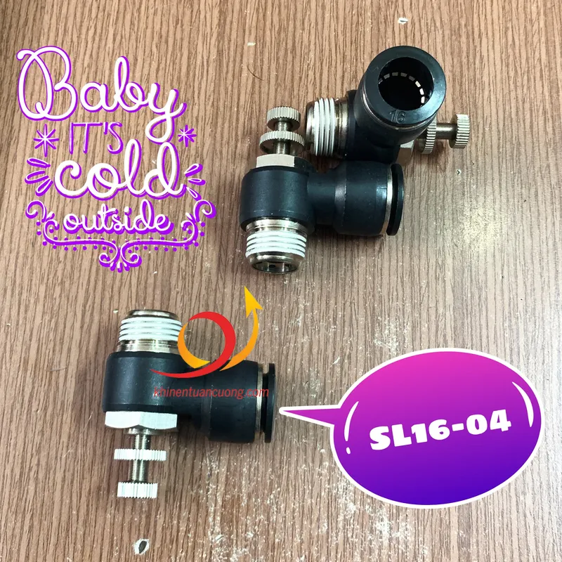 Sản phẩm Anh thuc te van tiet luu SL16 04 hang Xingchen JSC16 04 ren 21mm PT1 2 cam nhanh day 16 — Cửa Hàng Khí Nén Tuấn Cường — MST 0107464861