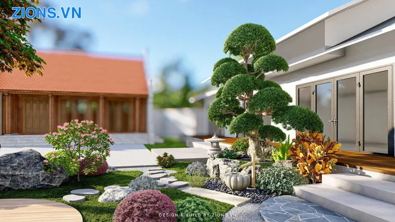 Sản phẩm 1 thiet ke san vuon nha tho tai bac giang — Công Ty TNHH Zions Việt — MST 0107469926