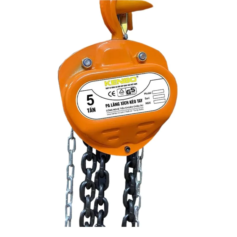 Sản phẩm pa lang xich keo tay — Công Ty CP Máy Xây Dựng Lạc Hồng — MST 0107493245