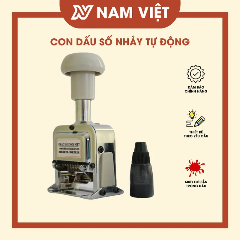 Sản phẩm khac dau so nhay 9 — Khắc Dấu Nam Việt - Công Ty TNHH Khắc Dấu Nam Việt — MST 0107511335