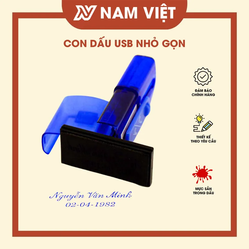 Sản phẩm khac dau usb 4 — Khắc Dấu Nam Việt - Công Ty TNHH Khắc Dấu Nam Việt — MST 0107511335