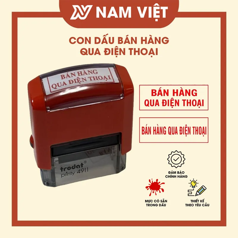 Sản phẩm dau ban hang qua dien thoai 1 — Khắc Dấu Nam Việt - Công Ty TNHH Khắc Dấu Nam Việt — MST 0107511335