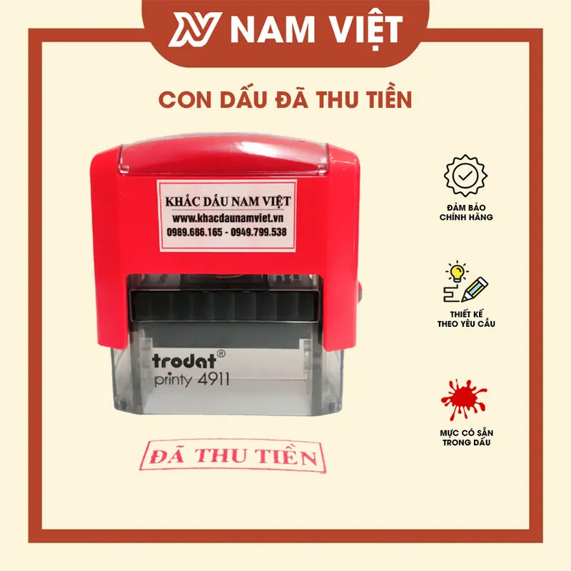 Sản phẩm khac dau da thu tien 8 — Khắc Dấu Nam Việt - Công Ty TNHH Khắc Dấu Nam Việt — MST 0107511335