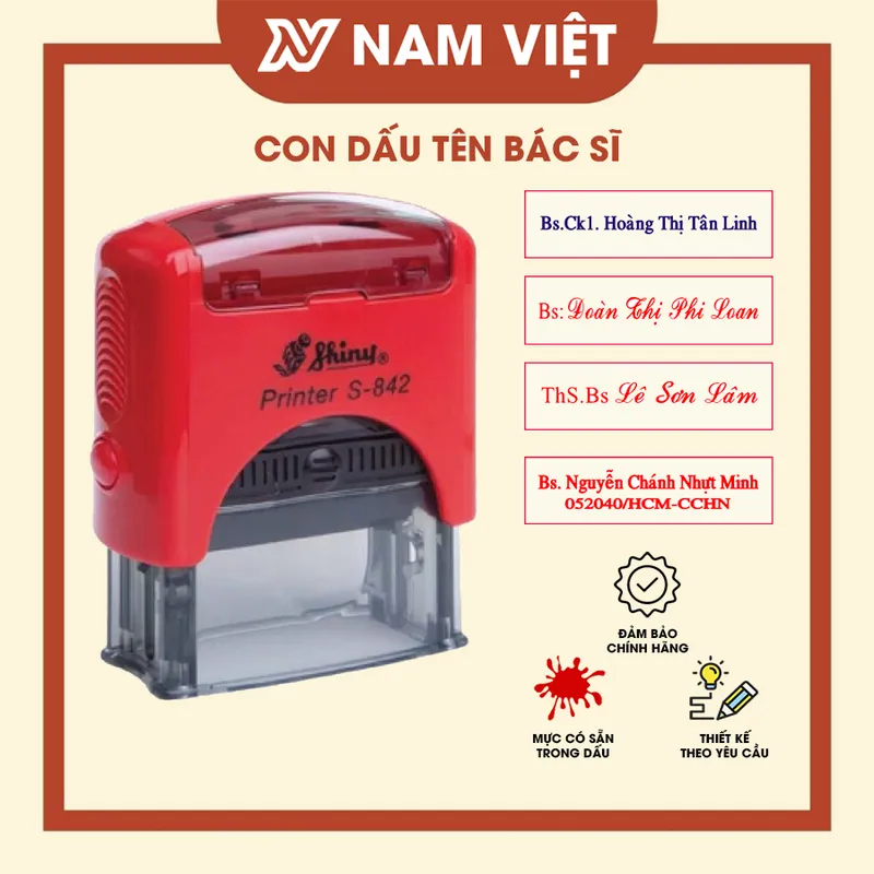 Sản phẩm khac dau bac sy 4 — Khắc Dấu Nam Việt - Công Ty TNHH Khắc Dấu Nam Việt — MST 0107511335