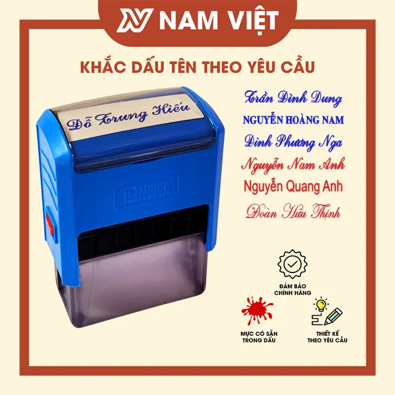 Sản phẩm khac dau ten 3 — Khắc Dấu Nam Việt - Công Ty TNHH Khắc Dấu Nam Việt — MST 0107511335