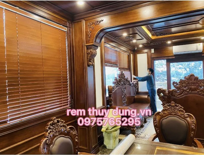 Sản phẩm 46 rem sao go — Rèm Cửa Thùy Dung - Công Ty TNHH Thương Mại Dịch Vụ Thùy Dung — MST 0107512508