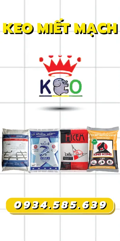 Sản phẩm keo miet mach — Công Ty TNHH Thế Giới Keo Xây Dựng — MST 0107533917