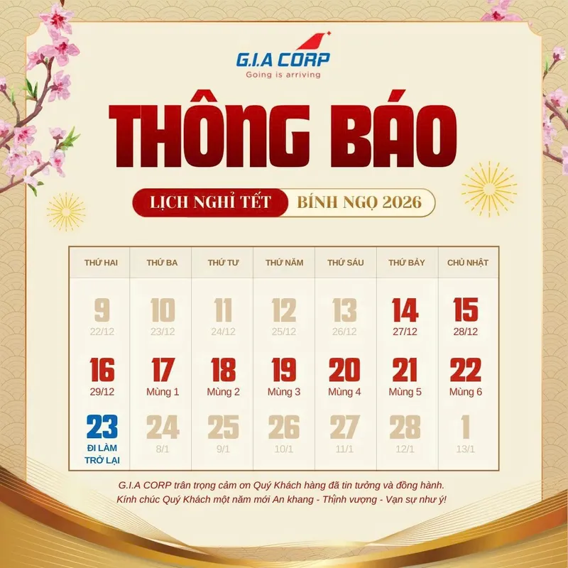 Sản phẩm lich nghi tet nguyen dan binh ngo 2026 giacorp — Công Ty Cổ Phần Dịch Vụ Quốc Tế Gia Corp — MST 0107562548