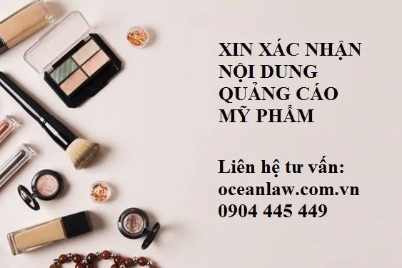 Sản phẩm xin xac nhan noi dung quang cao 2021 — Công Ty TNHH Oceanlaw D&T Việt Nam — MST 0107570570