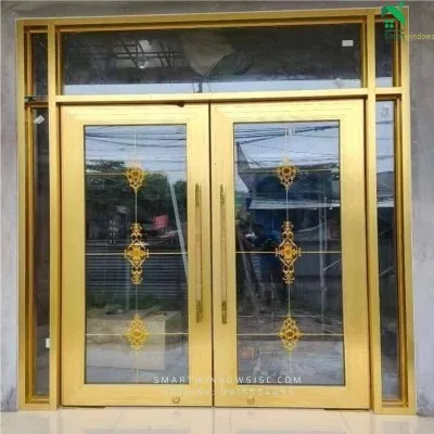 Sản phẩm cua nhom thuy luc 4 canh mau vang_1743236287 — Cửa Nhôm Kính SmartWindows - Công Ty Cổ Phần Đầu Tư SmartWindows — MST 0107574543