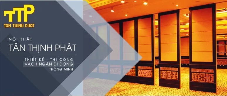 Sản phẩm Vach ngan di dong slide — Công Ty Cổ Phần Đầu Tư Và Sản Xuất Nội Thất Tân Thịnh Phát — MST 0107593585