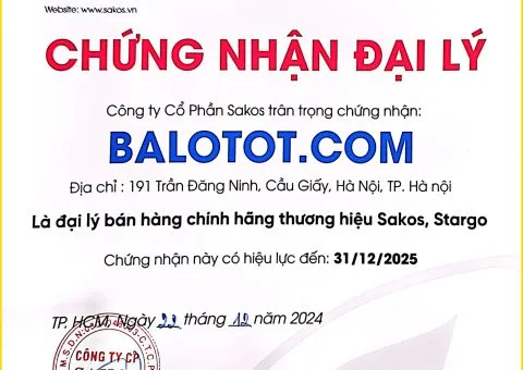 Sản phẩm balo dai ly sakos 480x340 — Balo Tốt - Công Ty TNHH Ala Việt Nam — MST 0107593627