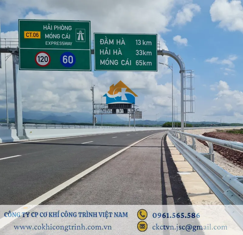 Sản phẩm Bien bao chi dan cao toc  — Công Ty Cổ Phần Cơ Khí Công Trình Việt Nam — MST 0107601123