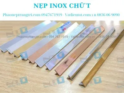 Sản phẩm Nep inox chu T cac loai Nep chi inox chu T — Phào Nẹp Trang Trí NTT Việt Nam - Công Ty TNHH Sản Xuất Thương Mại Và Xây Dựng
NTT Việt Nam — MST 0107604036