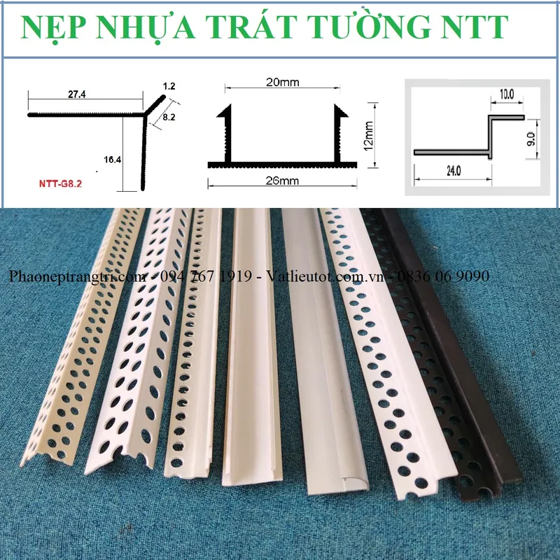 Sản phẩm gia nep nhua goc trat tuong nep op goc tuong nep canh tuong nep nhua trat vua nep khe co gian nep khe nhiet nep starlight nep nhom nep dong nep inox 304 — Phào Nẹp Trang Trí NTT Việt Nam - Công Ty TNHH Sản Xuất Thương Mại Và Xây Dựng
NTT Việt Nam — MST 0107604036