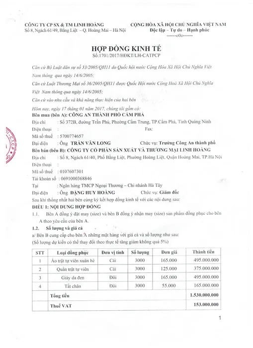Sản phẩm cong an cam pha 1 — Công Ty Cổ Phần Quốc Tế Thời Trang Martina — MST 0107607301