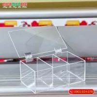 Sản phẩm hop mica 3 ngan 200x200 — Gia Công Mica Mitechco - Công Ty Cổ Phần Mitechco — MST 0107608898