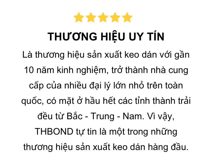 Sản phẩm thbond thuong hieu san xuat keo uy tin 1 — Keo Dán THBOND - Công Ty TNHH THBOND Việt Nam — MST 0107613802