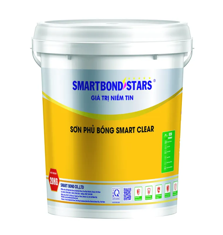 Sản phẩm 20241217082321SƠN PHỦ BÓNG SMART CLEAR — Công Ty TNHH Smart Bond — MST 0107614605