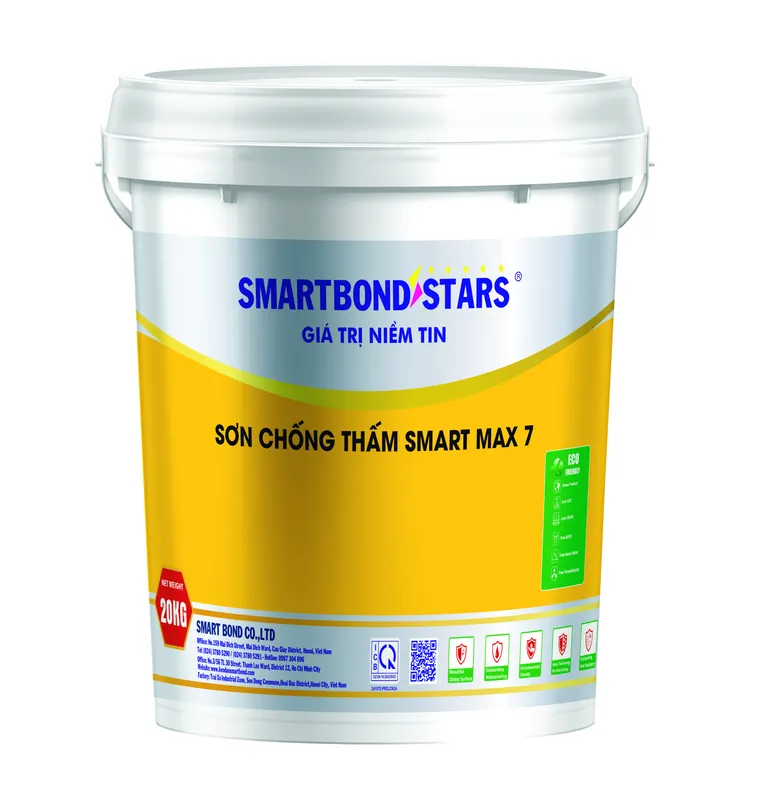 Sản phẩm 20260108044329CHỐNG THẤM SMART MAX 7 — Công Ty TNHH Smart Bond — MST 0107614605