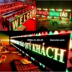 Sản phẩm bien led ma tran1 — Biển Quảng Cáo BAV - Công Ty TNHH Truyền Thông Và Marketing Bí ẩn Việt — MST 0107643596