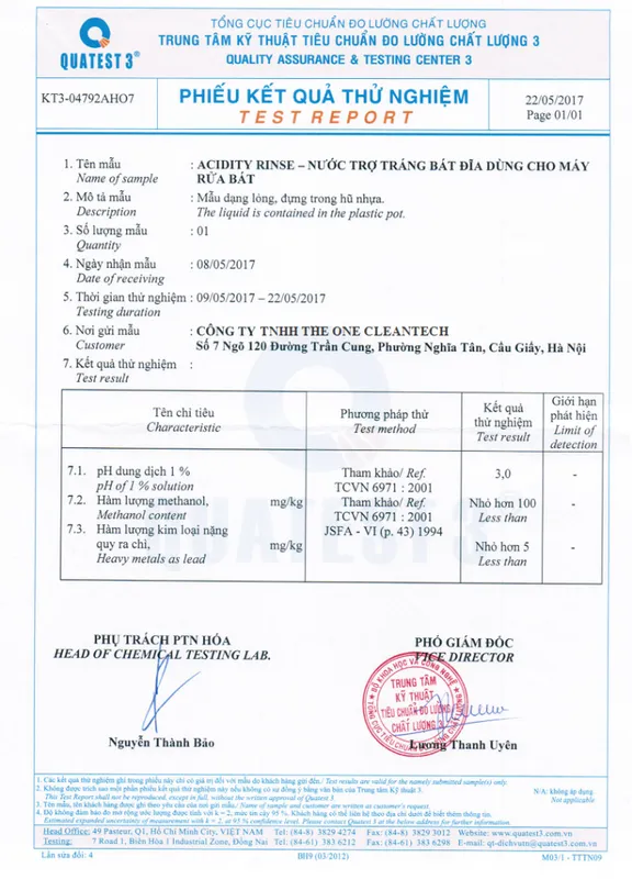 Sản phẩm Acidity rise 737x1024 — Hóa Chất Cleantech - Công Ty TNHH Công Nghệ Hóa Chất Và Môi Trường Cleantech — MST 0107652054