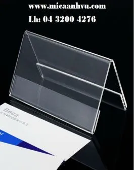 Sản phẩm free shipping 100mm 200mm v style double side acrylic sign font b holder b font desk 265x335 — Công Ty TNHH Mica Anh Vũ — MST 0107660009
