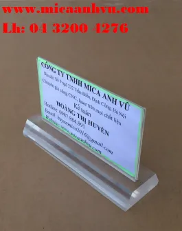 Sản phẩm ke chuc danh mica 265x335 — Công Ty TNHH Mica Anh Vũ — MST 0107660009