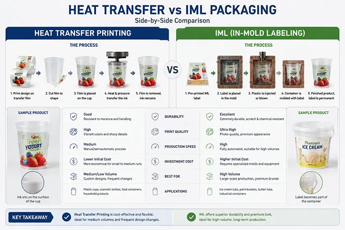 Sản phẩm Side by side comparison image of Heat Transfer and IML packaging — Công Ty Cổ Phần Đầu Tư Và TM HYUN-TECH Việt Nam — MST 0107700727