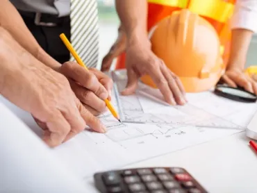 Sản phẩm bigstock Working On Blueprint 95261579 — Cơ Khí Vaitech - Công Ty TNHH Kỹ Thuật Công Nghiệp Và Tự Động Hóa Việt Nam — MST 0107703100