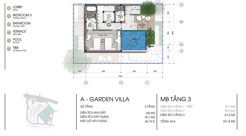 Sản phẩm A GARDEN VILLA MB TANG 3 06 — Dầu Nhờn ESSEN - Công Ty CP Dầu Khí Essence — MST 0107704270