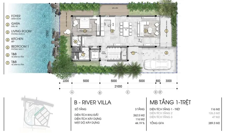 Sản phẩm B RIVER VILLA MB TANG 1 TRET — Dầu Nhờn ESSEN - Công Ty CP Dầu Khí Essence — MST 0107704270