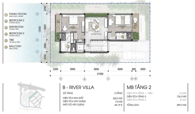 Sản phẩm B RIVER VILLA MB TANG 2 — Dầu Nhờn ESSEN - Công Ty CP Dầu Khí Essence — MST 0107704270