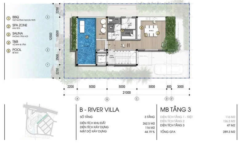 Sản phẩm B RIVER VILLA MB TANG 3 — Dầu Nhờn ESSEN - Công Ty CP Dầu Khí Essence — MST 0107704270