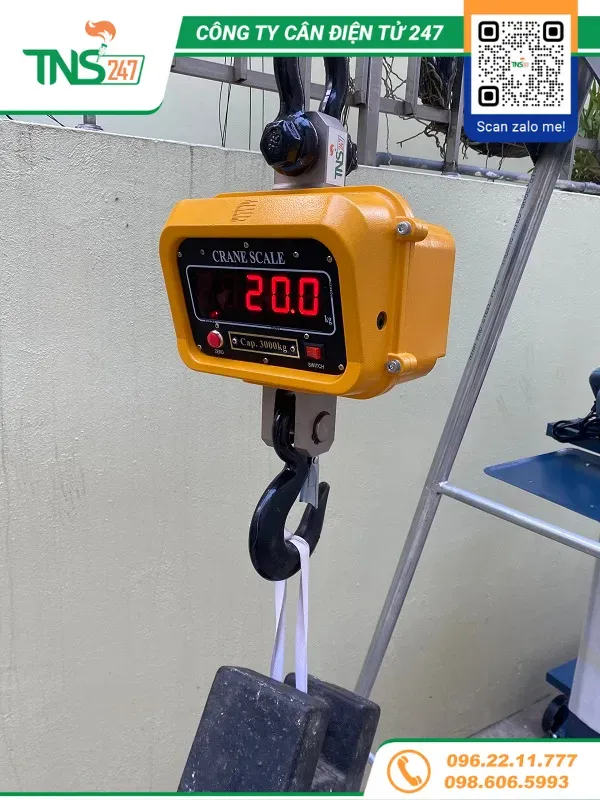 Sản phẩm can treo dien tu ocs 3 tan gia bao nhieu(1) — Công Ty TNHH Thiết Bị Đo Lường Và Công Nghiệp 247 — MST 0107705669