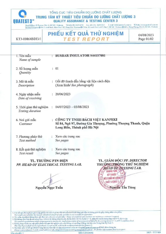 Sản phẩm KT3 00864BDI3 1 pdf — Công Ty TNHH VPNA — MST 0107721004