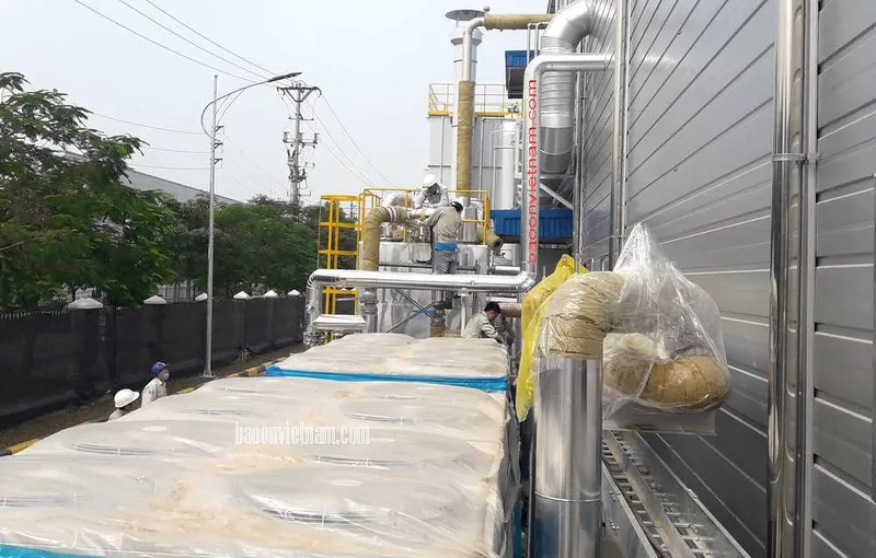 Sản phẩm Boc bao on duong ong may — Vật Liệu Bảo Ôn An Bình - Công Ty TNHH Chế Tạo Thiết Bị An Bình — MST 0107721526